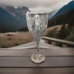 GODINGER STEPHANIE‎ 8" WATER GOBLET Lead Cut Crystal